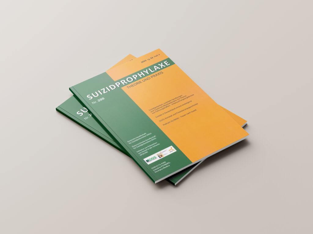 Abbildung der Zeitschrift "Suizidprophylaxe".